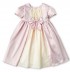 Baby Flower Girl Lacy Overlay Formal Dress 0-12M 