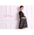 Maternity and nursing bow waist lace ceremony dress 