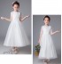 Robe longue de cérémonie fille-demoiselle 100-160cm