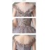Robe brodée de cérémonie fille-demoiselle d'honneur lilas