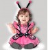 Incharacter Costume de Halloween et Carnaval Papillon Rose en Tutu 0-24 mois
