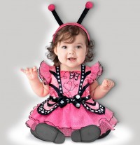 Incharacter Costume de Halloween et Carnaval Papillon Rose en Tutu 0-24 mois