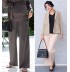 Pantalon coton de grossesse large à longueur réglable