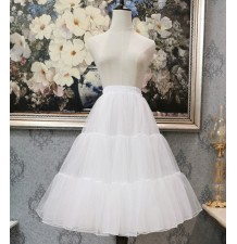 Sottogonna lunga in tulle 5 strati