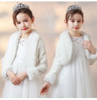 Boléro hivernal pour filles 100-160cm