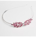 Serre-tête avec perles rose