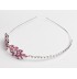 Girl beaded headband pink