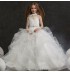 Tailored girl formal dress flower girl dress white or off-white