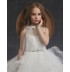 Vestito cerimonia bambina ragazza bianco o avorio su misura