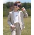 Ensemble tenue pour garçon 2 pièces 110-160 cm beige noir gris