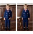 Boy formal 5-piece suit 80-150 cm blue red
