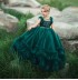 Vestito cerimonia ragazza su misura Verde o altri colori specificati