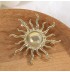 Broche Soleil d'Or