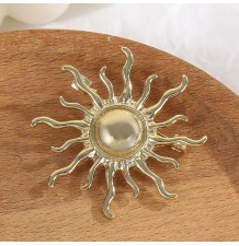 Spilla sole dorato
