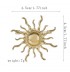 Broche Soleil d'Or