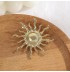 Broche Soleil d'Or