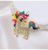 Playful pony brooch