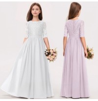 Tailored Girl Dress with many available color choices