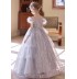 Flower girl formal dress damsel 110-160cm