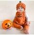 Complete 3-piece Halloween pumpkin costume