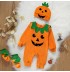 Complete 3-piece Halloween pumpkin costume for baby