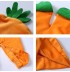 Complete 3-piece Halloween pumpkin costume for baby