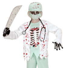 Costume dottore zombie 5-13 anni