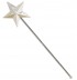 Silver 3D magic wand