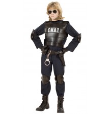 Costume d'agent S.W.A.T. 5-16 ans