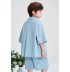 2-Piece sky blue summer outfit for boys
