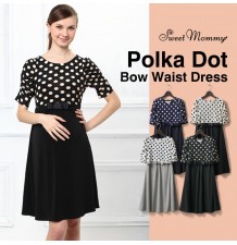 Vestito a Pois Premaman Allattamento