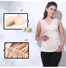 Bamboo fabric maternity nursing tank 