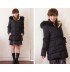 Short length reversible mama coat with baby pouch 