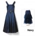 Chambray Maternity Nursing Formal Dress with Petticoat 