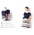 Maternity and nursing short sleeve formal dress 