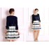 Maternity and nursing short sleeve formal dress 