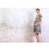 Check Print Maternity Nursing Dress 