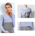Pull de grossesse et d'allaitement en coton biologique 
