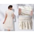 Maternity and nursing ceremony dress made in stretch lace