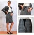Jupe de maternité en tweed