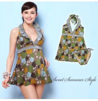 Tankini Maillot de Bain de Grossesse et Allaitement 