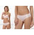 Slip taille basse élastiqué avec dentelle  