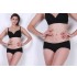 Slip taille basse élastiqué avec dentelle  
