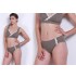Slip taille basse élastiqué avec dentelle  