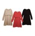 Robe tricoté de grossesse et allaitement Coton Biologique Manches longues