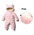 Barboteuse/costume de carnaval petit ours doublée en coton biologique 
