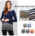 Striped Maternity Band "Sash Belt"