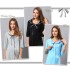 Pigiama Camicia da Notte Premaman Allattamento 