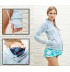 Maternity long sleeve rash guard anti UV swim shirt 