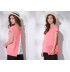 Lace layered back slit nursing top 